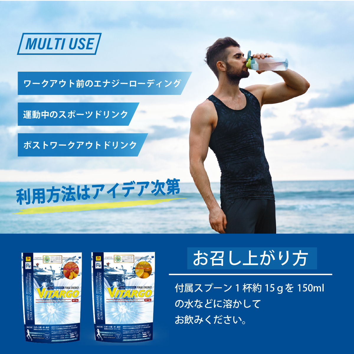 ファイン・ラボ ファイナルエナジー VITARGO® 1㎏グレープフルーツ風味