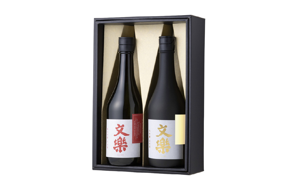 北西酒造 文楽 大吟醸・純米吟醸 720ml 2種×各1本 計2本