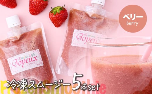 【ベリー】冷凍スムージー 5本セット