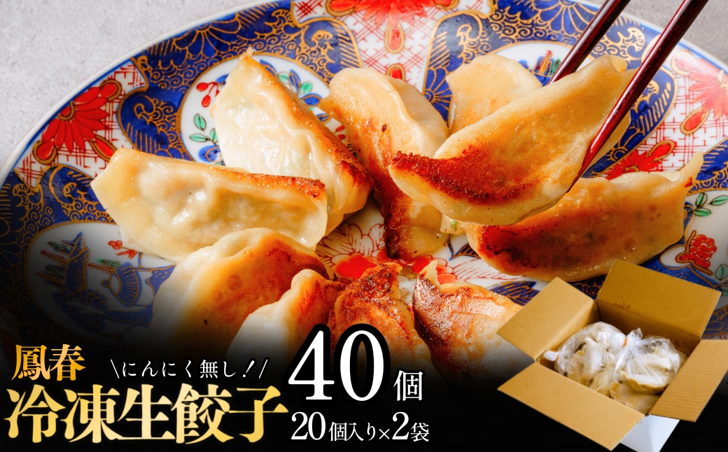 鳳春の冷凍生餃子40個セット