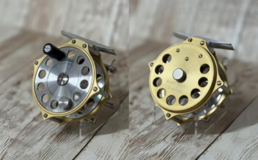 T-MADE ROOT#2 リール ゴールド 釣り リール フィッシング 渓流釣り | 埼玉県 草加市 釣り 釣り道具 釣り用品 魚 リール 手作り 職人 工芸品 フライフィッシング 魚釣り 趣味 海 便利 オリジナル デザイン シンプル 使いやすい 人気
