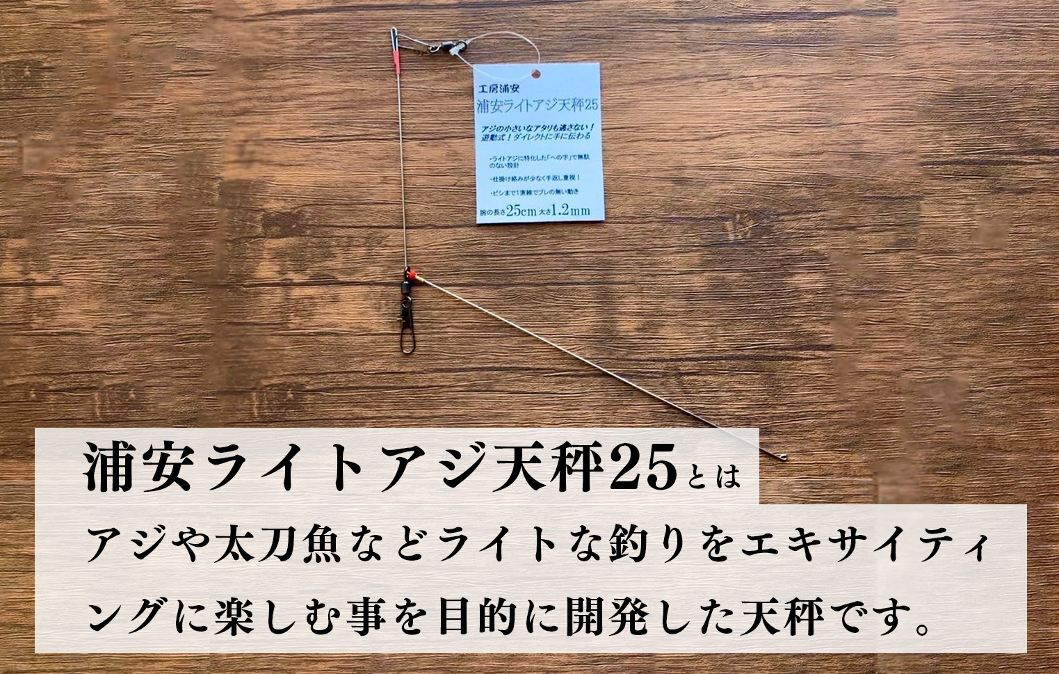 船釣り天秤(浦安ライトアジ25) 2本セット