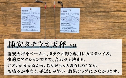 浦安タチウオ天秤 2本セット