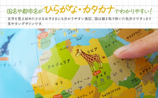 こども環境地球儀 ハトホル 球径20・