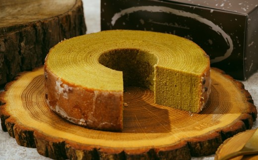 ＜抹茶＞ 切り株の家 自家製バウムクーヘン