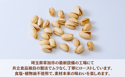 素焼きピスタチオ 徳用 160g 12袋 合計1920g 1.92kg | ナッツ 無塩 食塩不使用 植物油不使用 素焼き ピスタチオ 小分け 個包装 チャック付き 保存食 ロカボ 低糖質 高品質 安心 徳用 共立食品 定番 おいしい おすすめ 人気