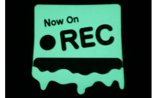 光るドラレコステッカー　ペイントBセット 2枚入り ｜埼玉県 草加市 ドライブレコーダー ステッカー 防犯 車 煽り運転 抑止 蓄光 光る 車用 発光ステッカー 防犯 防犯対策 夜道 夜 犯罪抑止 アイスクリーム アウトドア  耐水性 耐候性 アップサイクル 特殊フィルム