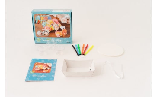 グラデーションフラワー ステンドアートランタン  STEAM教具セット