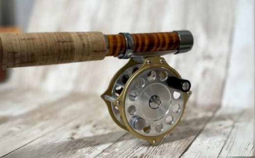 T-MADE ROOT#2 リール ゴールド 釣り リール フィッシング 渓流釣り | 埼玉県 草加市 釣り 釣り道具 釣り用品 魚 リール 手作り 職人 工芸品 フライフィッシング 魚釣り 趣味 海 便利 オリジナル デザイン シンプル 使いやすい 人気