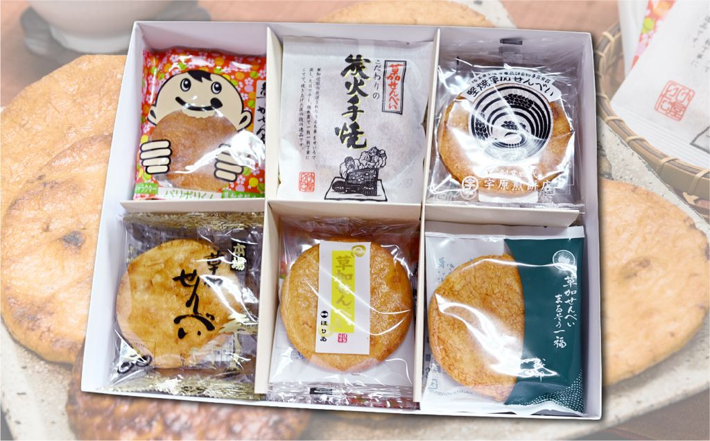 草加煎餅味比べ詰合せ 24枚