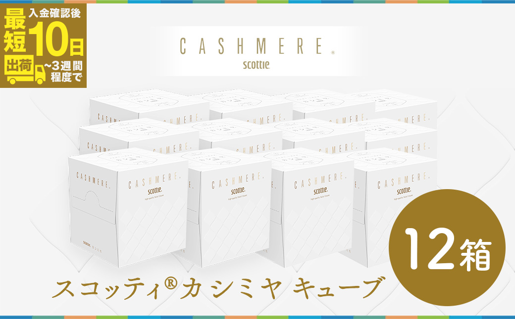 スコッティ カシミヤ キューブ 80組(1箱)×12箱