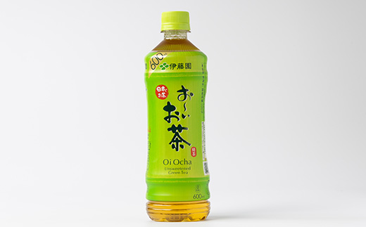 入間産茶葉使用　PETお～いお茶緑茶　600ml×24本