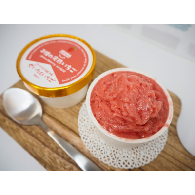 入間市産3種の完熟いちごの「プレミアムいちごアイス」(いちごソルベ3個・いちごみるくジェラート3個)【配送不可地域：離島】
