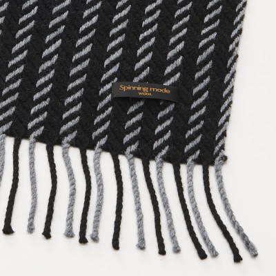 武州織技 カシミヤ混ウールマフラー