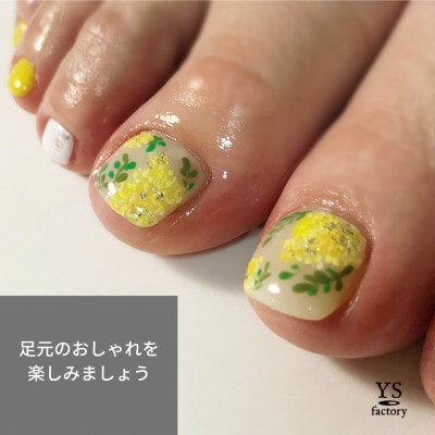 【足元から美しく】入間市ネイルサロンYSfactoryの《フットジェルネイル》施術チケット