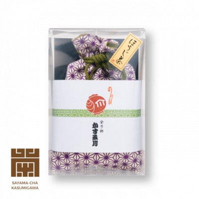 巾着袋入り 狭山茶「霞川 ほうじ茶」