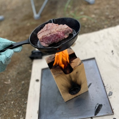 ファイアーウッドスタンド 【焚火トーチ】　【配送不可地域：沖縄県】