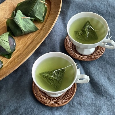 貫井園の日本茶ティーバッグ4袋セット　[深蒸し茶×2 / ほうじ茶 / 玄米茶]　各20TB入り