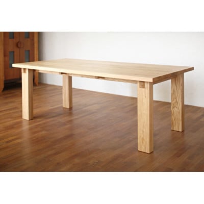 【開梱設置】ダイニングテーブル(GT-01)　クリ　サイズオーダー　木製　無垢【配送不可地域：離島・沖縄県】