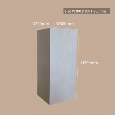 コンクリート調　ディスプレイボックス　ディスプレイスタンド na294