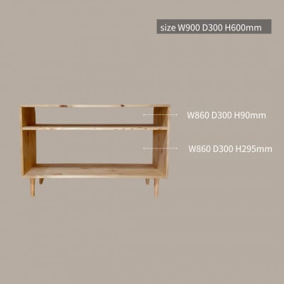 【完全国内生産】木製　シンプル　ナチュラル　脚付きローボード　na279