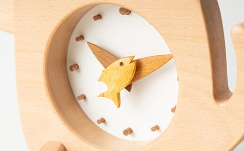 【振り子時計】猫の時間【ハンドメイド】