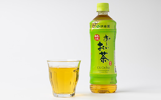 入間産茶葉使用　PETお～いお茶緑茶　600ml×24本