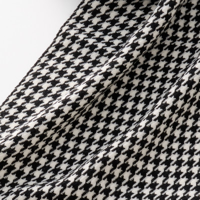 武州織技 ウールマフラー【小千鳥BK】