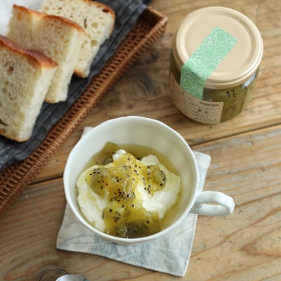 貫井園のジャム3種セット[ブルーベリー/栗の渋皮煮/キウイフルーツ]各110g入り