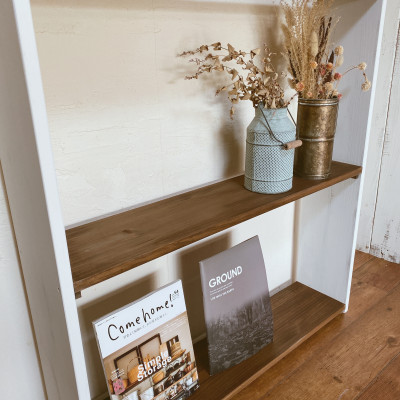 木製　薄型　壁面ラック　ナチュラル　シンプル　na236