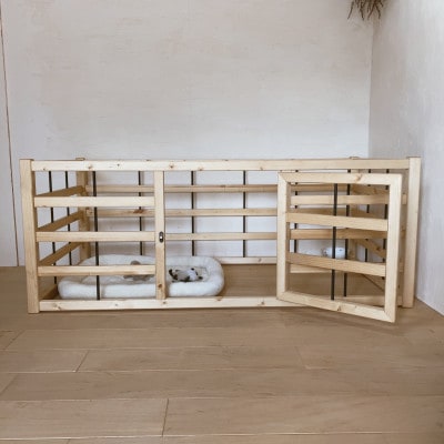 【サイズオーダー可】ビスなしで安心!　ペット　ケージ　サークル　na254【配送不可地域：離島・沖縄県】