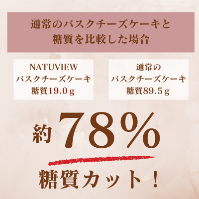 【糖質78%OFF】低糖質バスクチーズケーキ700g【配送不可地域：離島】