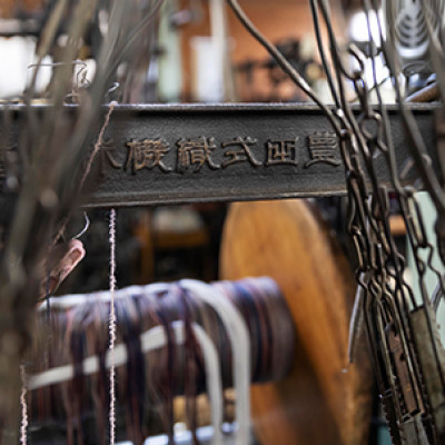 武州織技 カシミヤ混ウールマフラー