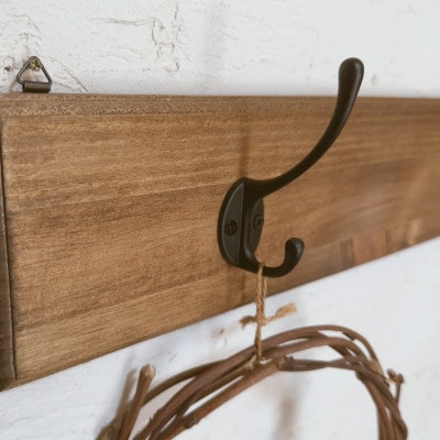 木製 4連 ウォールハンガー 壁掛け na222