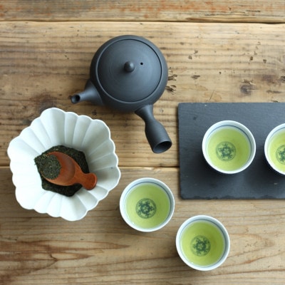 貫井園の深蒸し茶　リーフ　100g×4袋