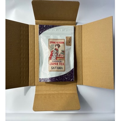 計20パック　チャック付スタンド袋入り 狭山茶ほうじ茶ティーバッグ「霞川 ほうじ茶」