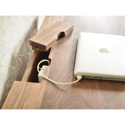 【開梱設置】ワークデスク(type-B:WALL REG)　サイズオーダー　無垢　木製【配送不可地域：離島・沖縄県】