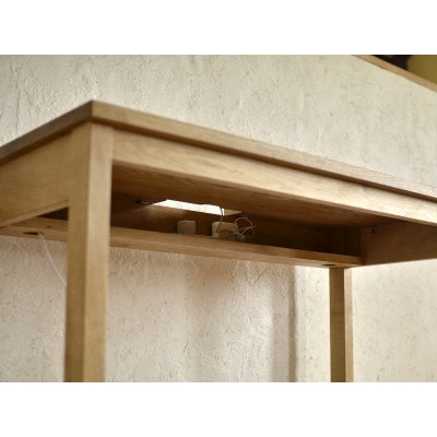 【開梱設置】ワークデスク(Type-A:standard)　サイズオーダー　無垢　木製【配送不可地域：離島・沖縄県】