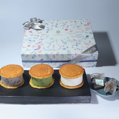 生どら狭山茶ティーセット　(生どら3種5個、ティーバッグ5個)【配送不可地域：離島】