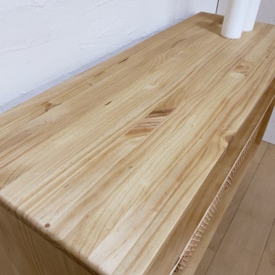 【完全国内生産】木製　シンプル　ナチュラル　脚付きローボード　na279