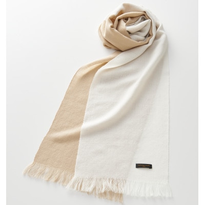 武州織技 ウールマフラー【クロスカラー】