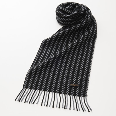 武州織技 カシミヤ混ウールマフラー