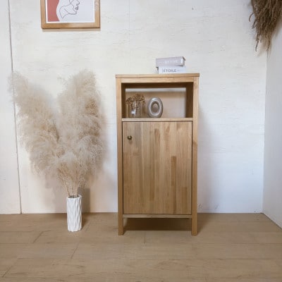 【W40】コンパクトキャビネット スリム 収納 サイドボード ha6