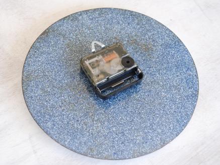 時計 壁掛け時計 文字盤M 七宝（白地に青文字）