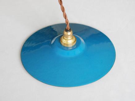 Kenichi Kondo　七宝の灯り 七宝ランプシェード（Low・青（外側）×黄色(内側)）