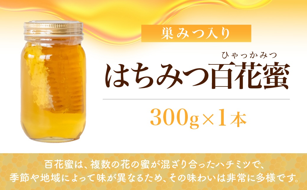 巣みつはちみつ 百花蜜 300g×1瓶