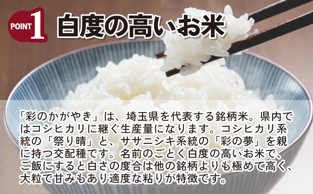 米 白米【令和7年産米】埼玉県産 彩のかがやき 10kg (5kg×2袋)