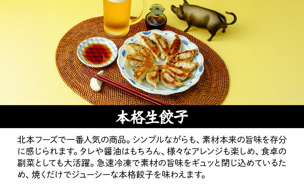 本格生餃子　120個（20個×6パック） － 本格生餃子 120個