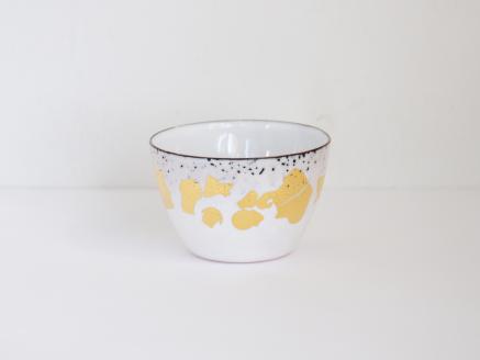 Kenichi Kondo　七宝ぐい呑　黒白ペア【丸】