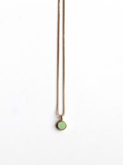 ネックレス K10 七宝 ミントグリーン ゴールド Kenichi Kondo K10 七宝 ミントグリーン